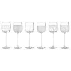 Salviati Nove Set of 6 Water Assorted Glasses