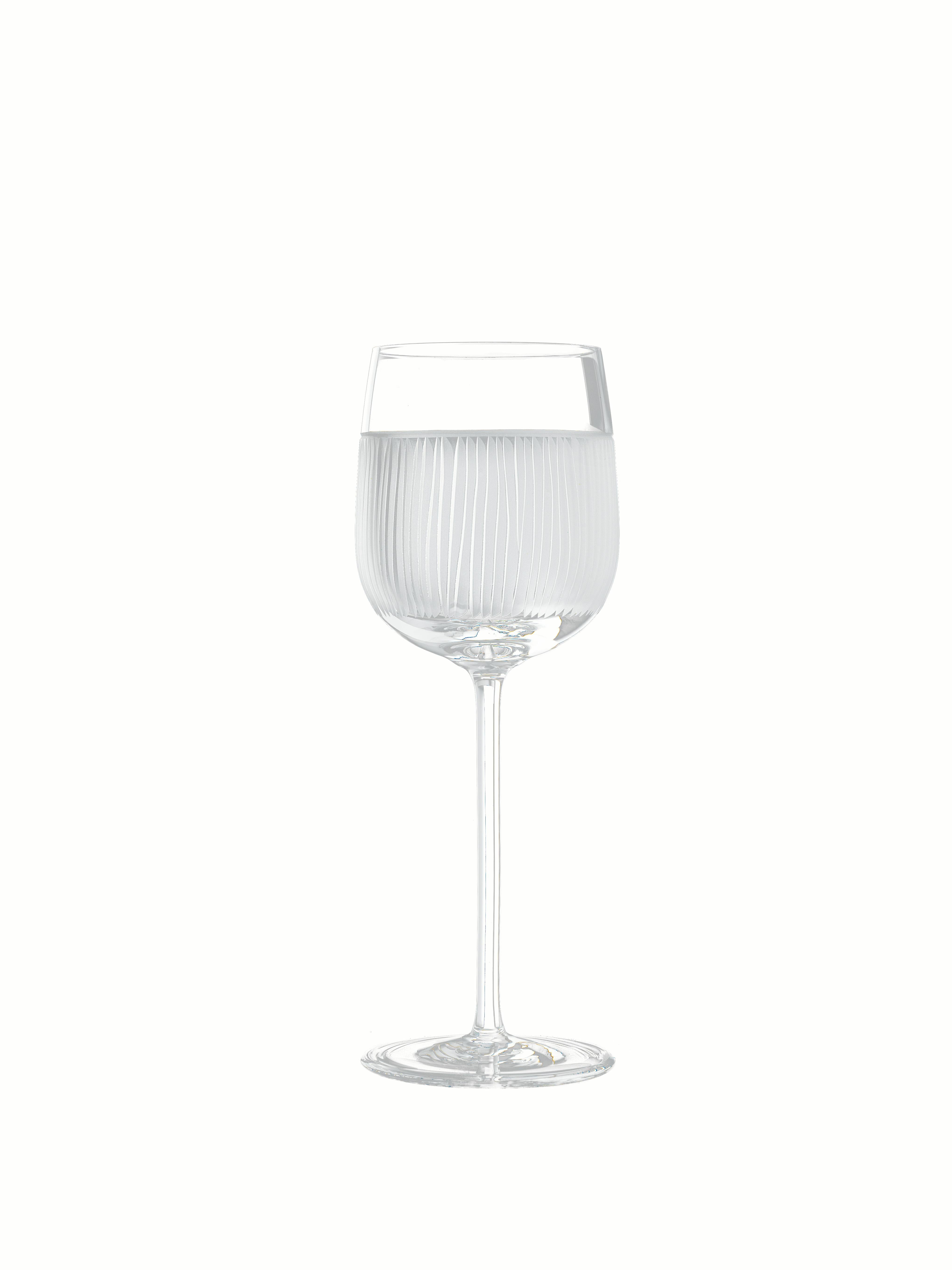 Contemporary Salviati Nove Set of 6 Wine Assorted Glasses