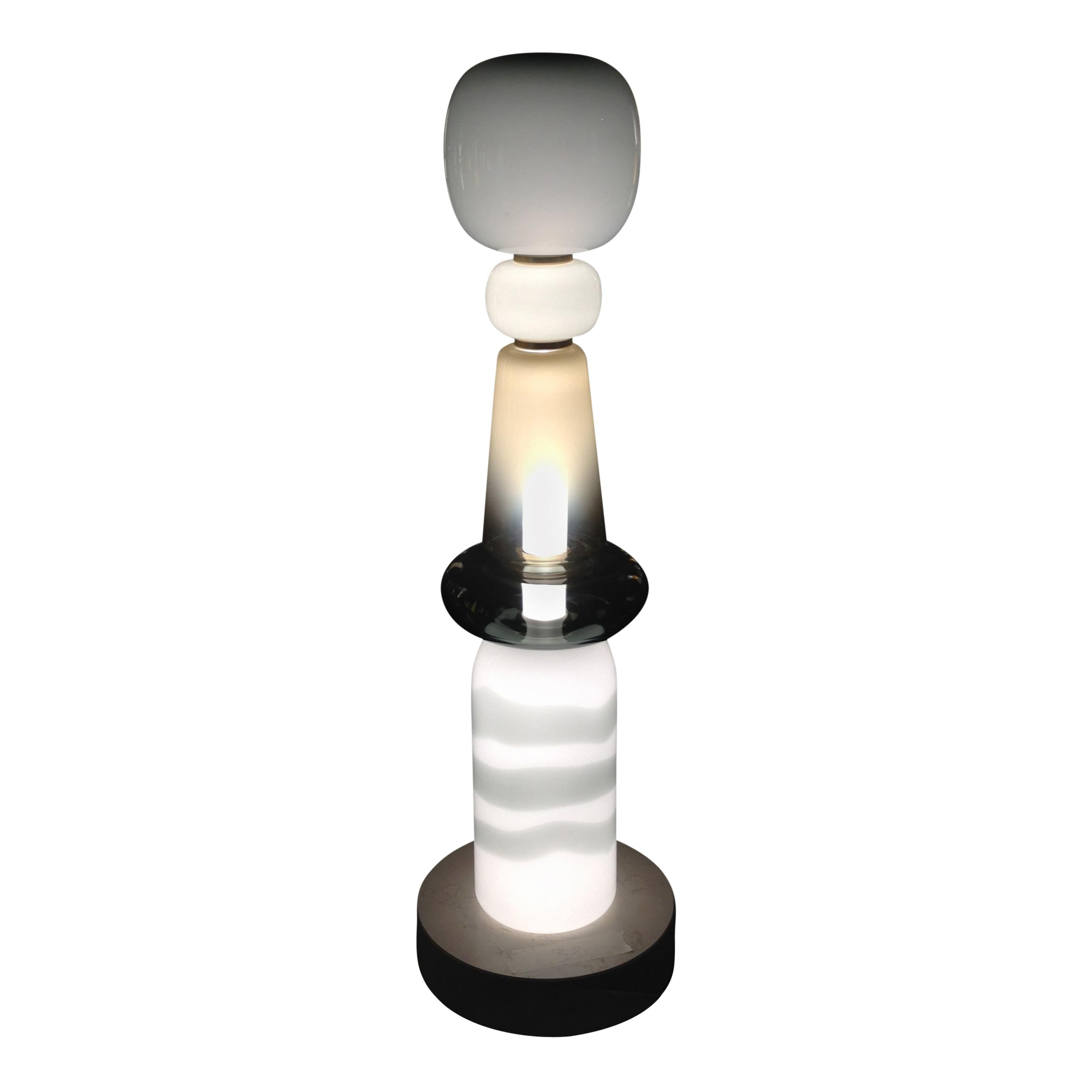 Salviati Pyrae 32 Floor Lamp in Blown Glass by Luca Nichetto & Ben Gorham For Sale