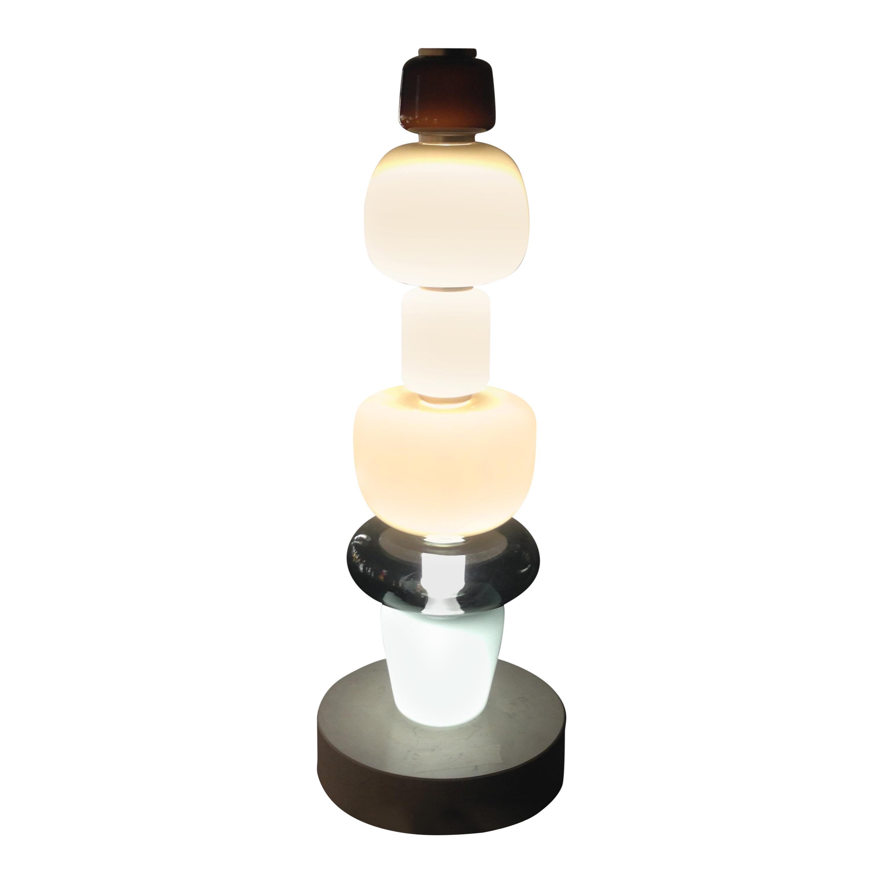 Salviati Pyrae 37 Floor Lamp in Blown Glass by Luca Nichetto & Ben Gorham For Sale