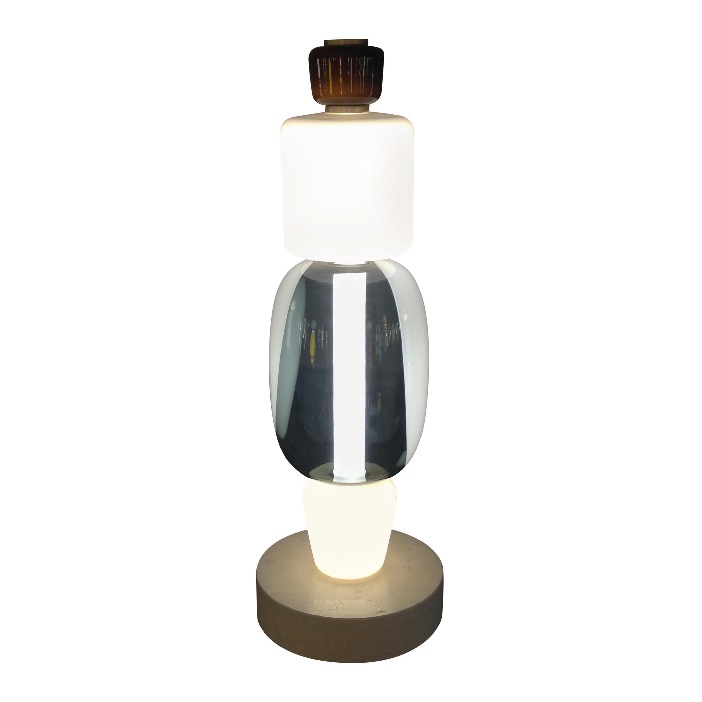 Salviati Pyrae 40 Floor Lamp in Blown Glass by Luca Nichetto & Ben Gorham For Sale