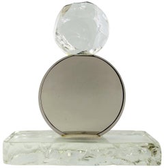 Salviati Venezia Murano Glas Abstrakte Skulptur Raue und glatte