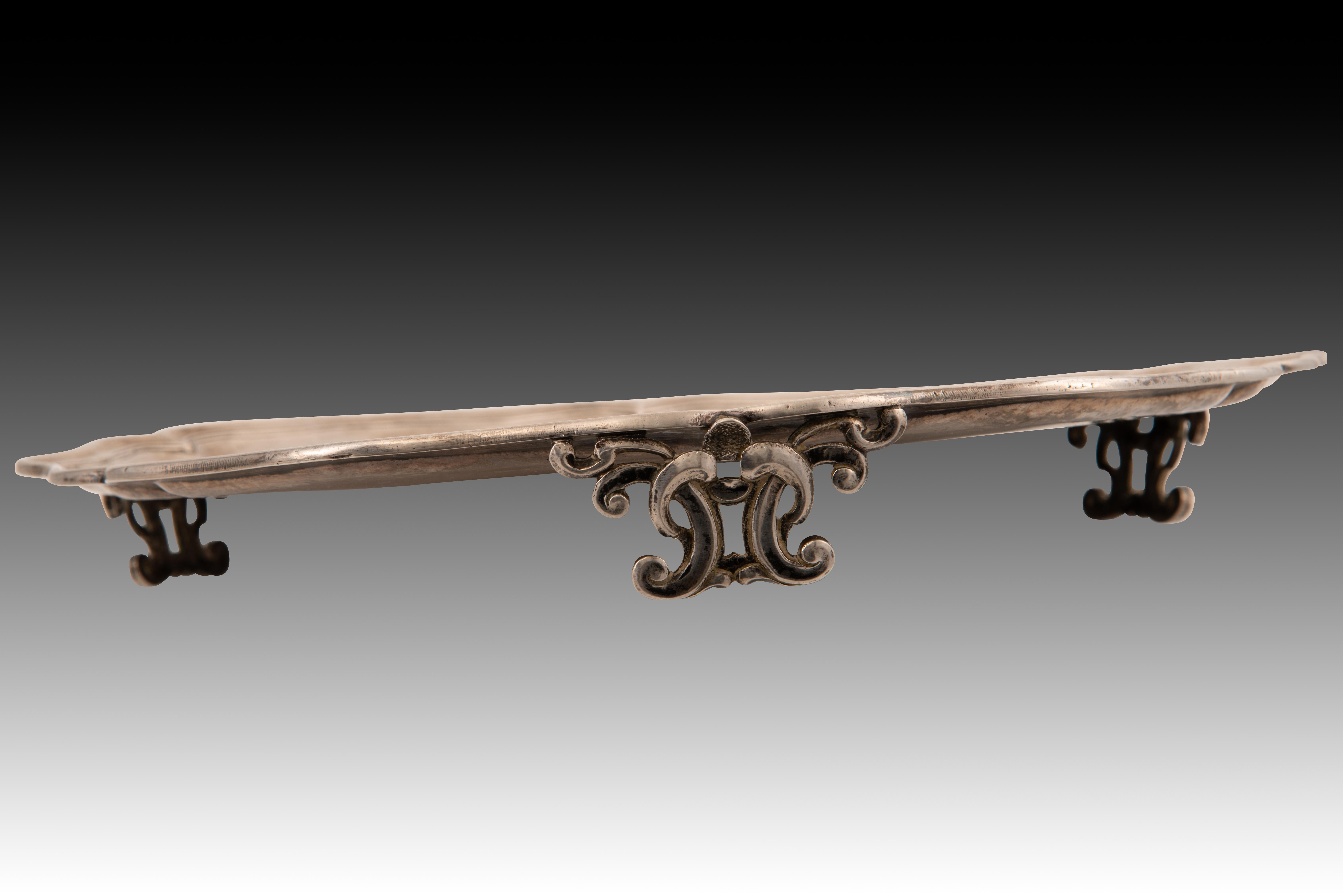 Salvilla. Silber. Salamanca, Juan Manuel Sanz, ca. zweite Hälfte 18. im Zustand „Relativ gut“ im Angebot in Madrid, ES