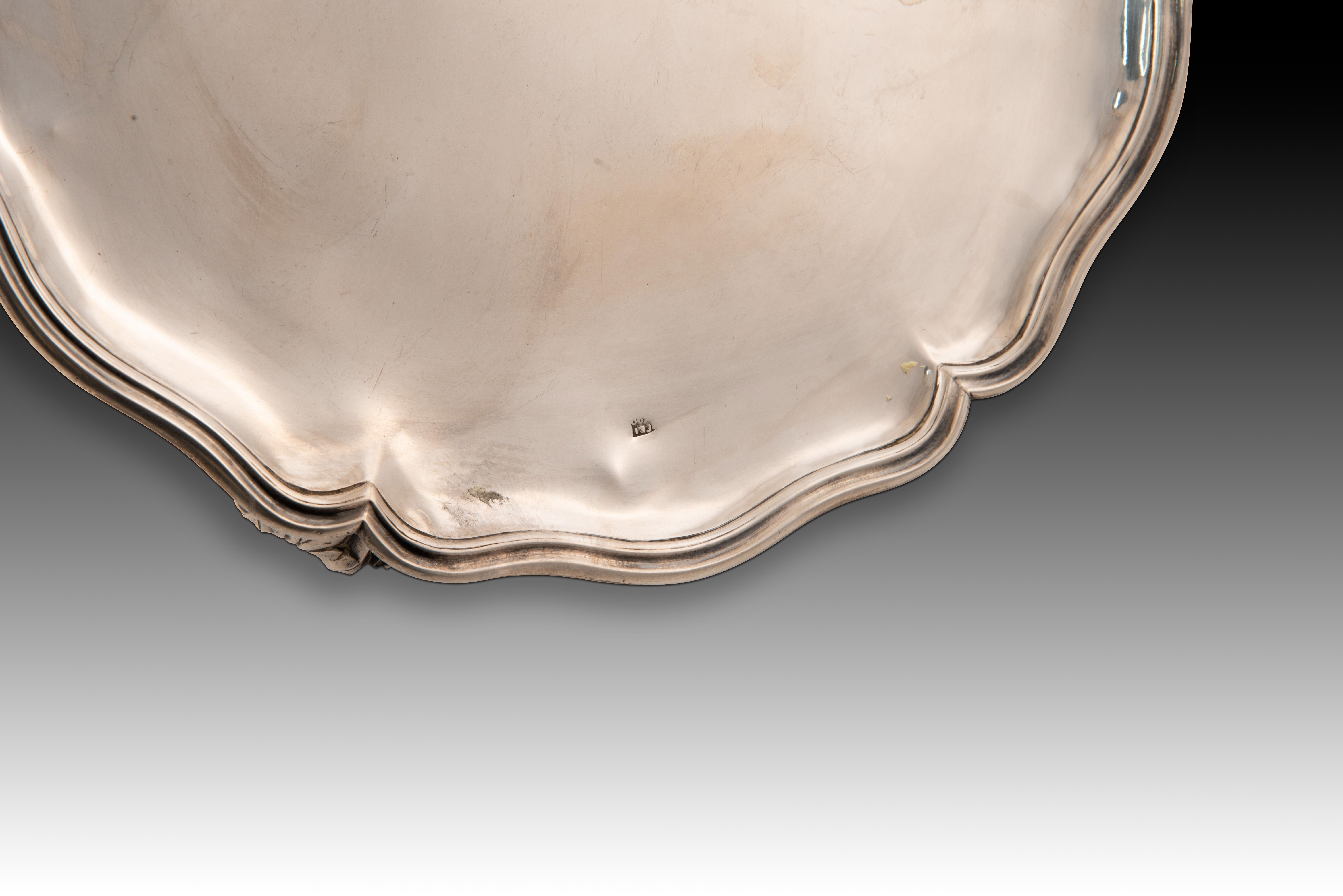 Salvilla. Silber. Santander, Spanien, Ende des 18. Jahrhunderts. im Zustand „Relativ gut“ im Angebot in Madrid, ES