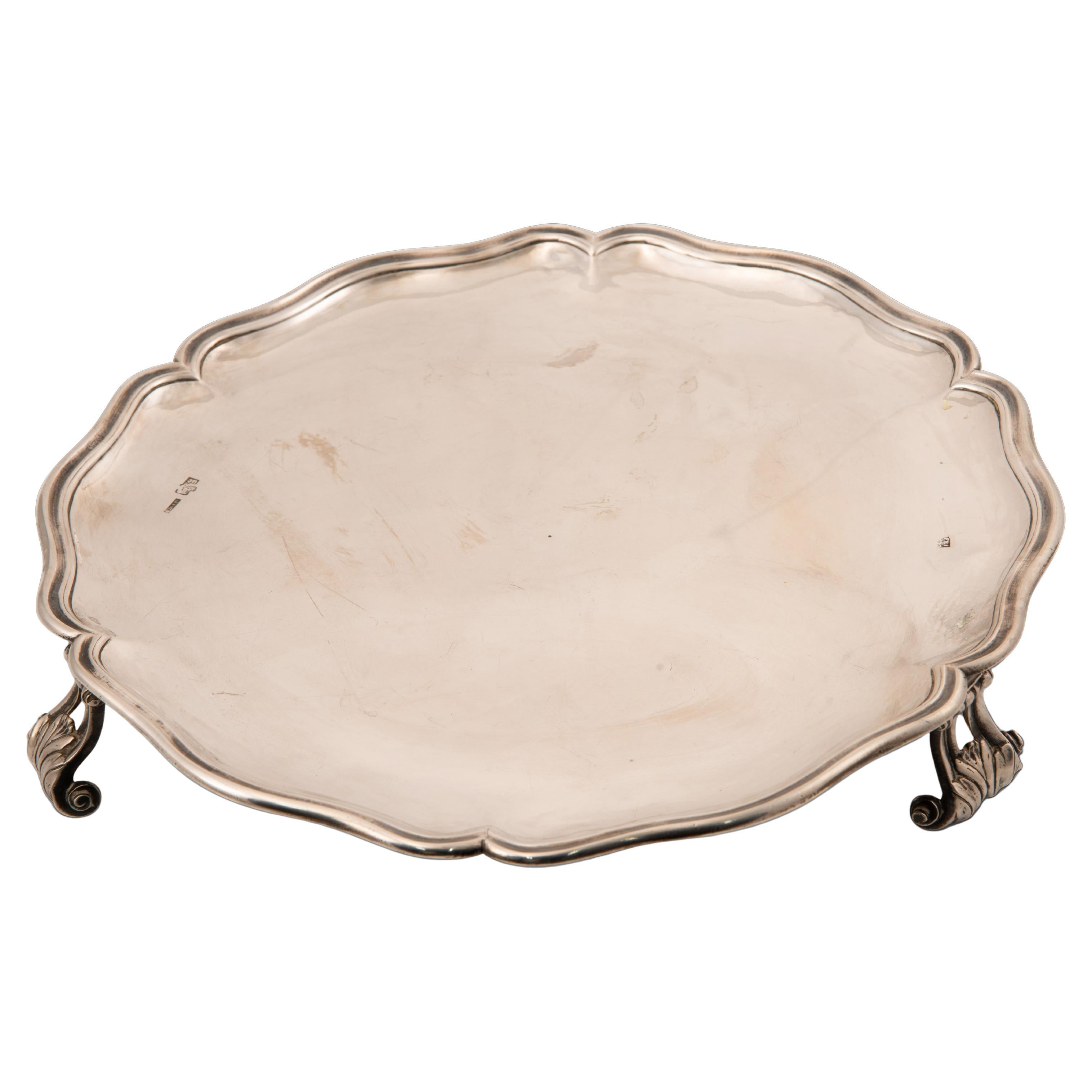 Salvilla. Silver. Santander, Spain, late 18th century.