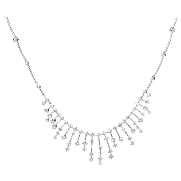 Salvini 18 Karat White Gold Diamond Necklace