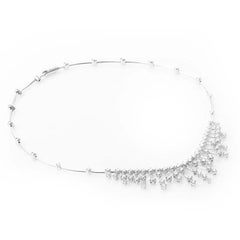 Salvini 18 Karat White Gold Diamond Necklace
