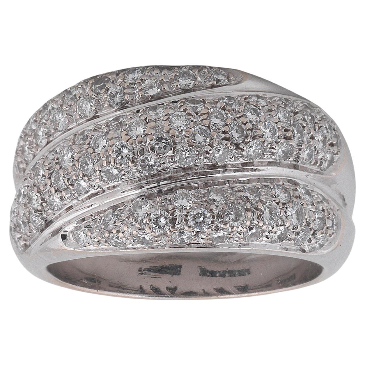 Salvini Damiani Diamantring aus Gold mit Diamanten