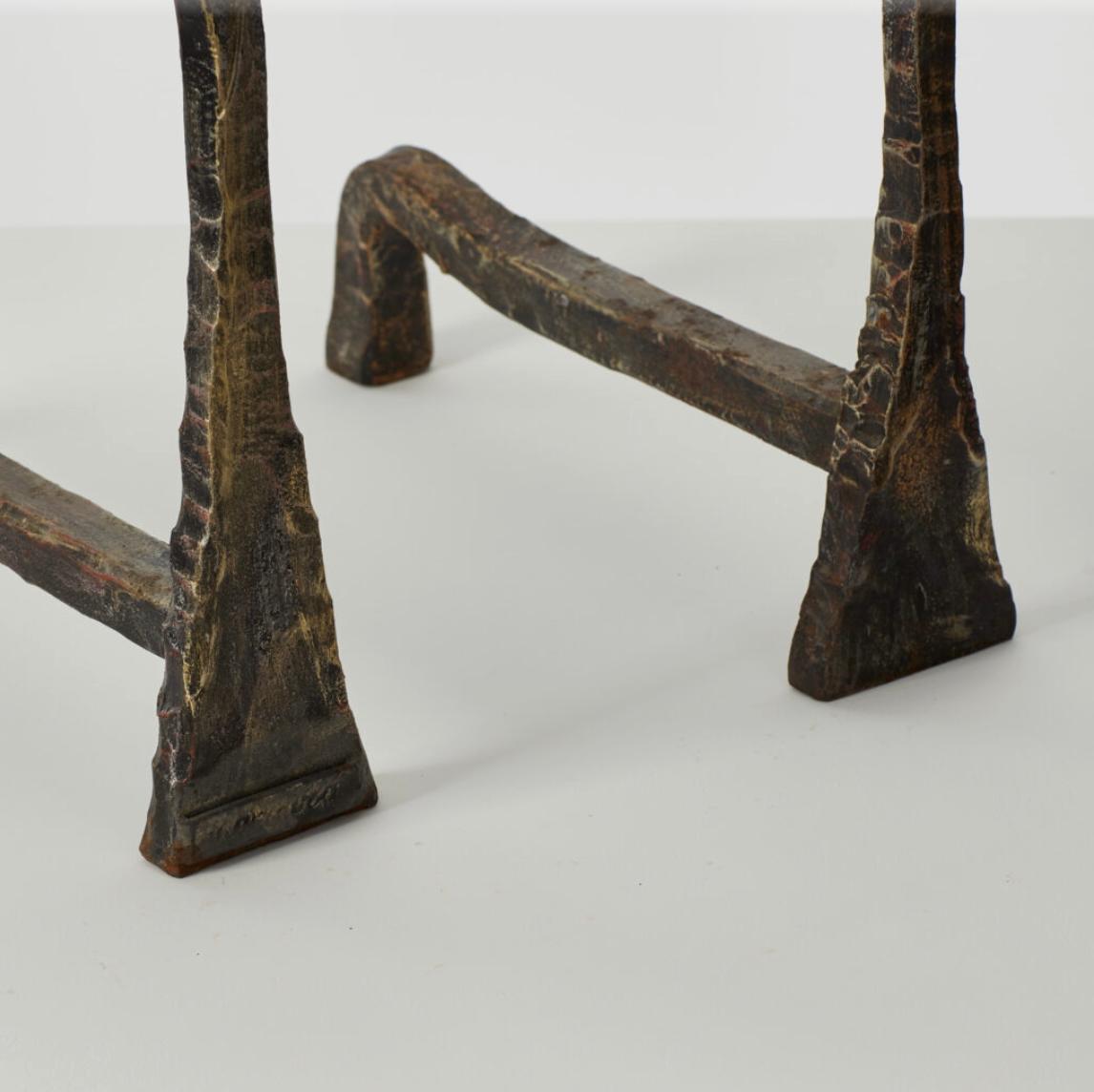 Salvino Marsura 'Alari Caminetto' Kaminbesteck - Treviso Italien, 1980er Jahre im Zustand „Gut“ im Angebot in London, GB