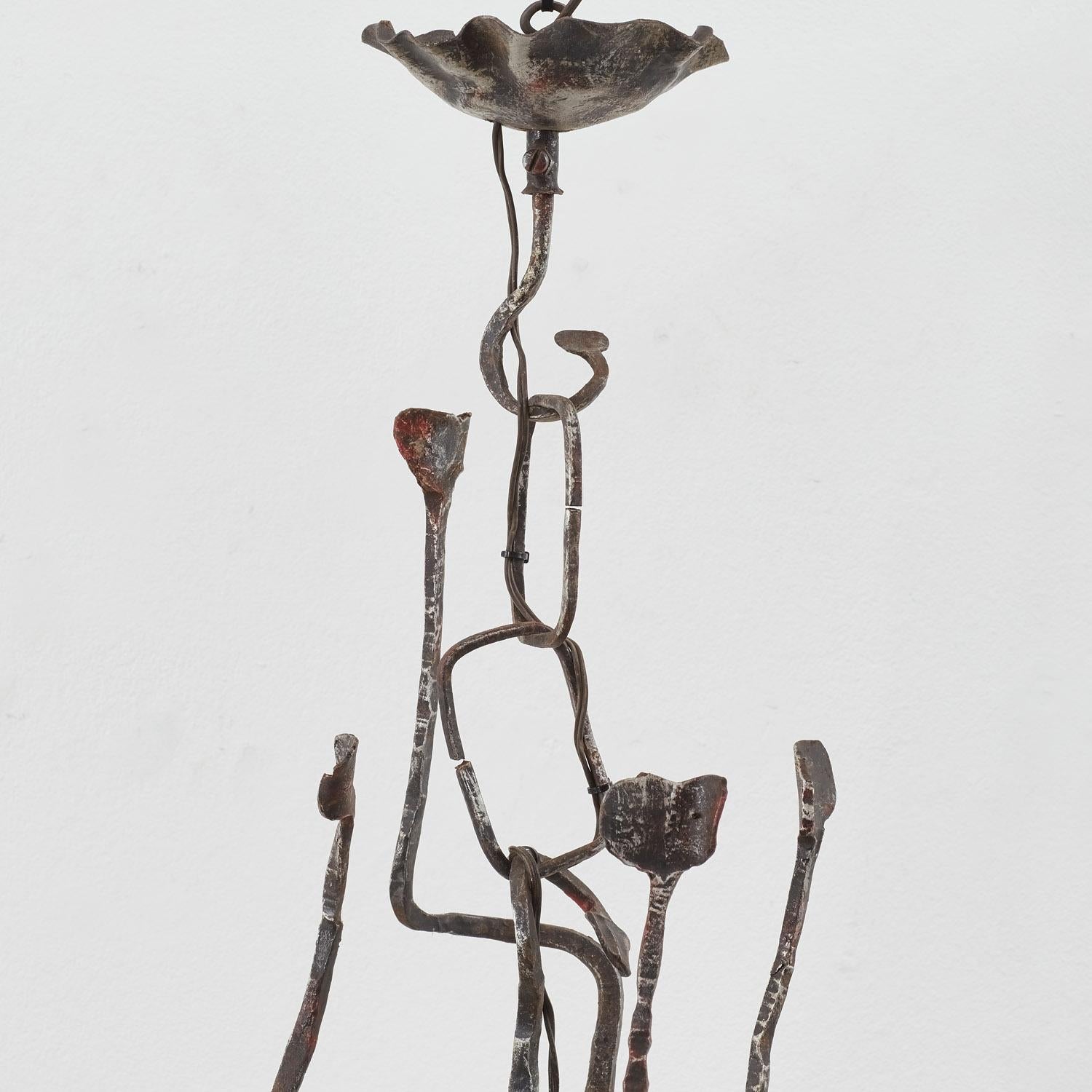 Salvino Marsura Baccello del Seme chandelier from Treviso Italy, 1980s in vendita 1