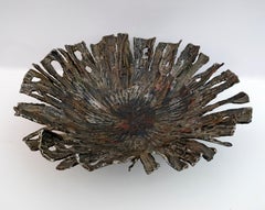 Salvino Marsura Brutalist Forged Iron Centerpieces, 1970s