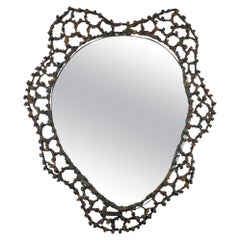Salvino Marsura Brutalist Mirror, Italy, 1960s