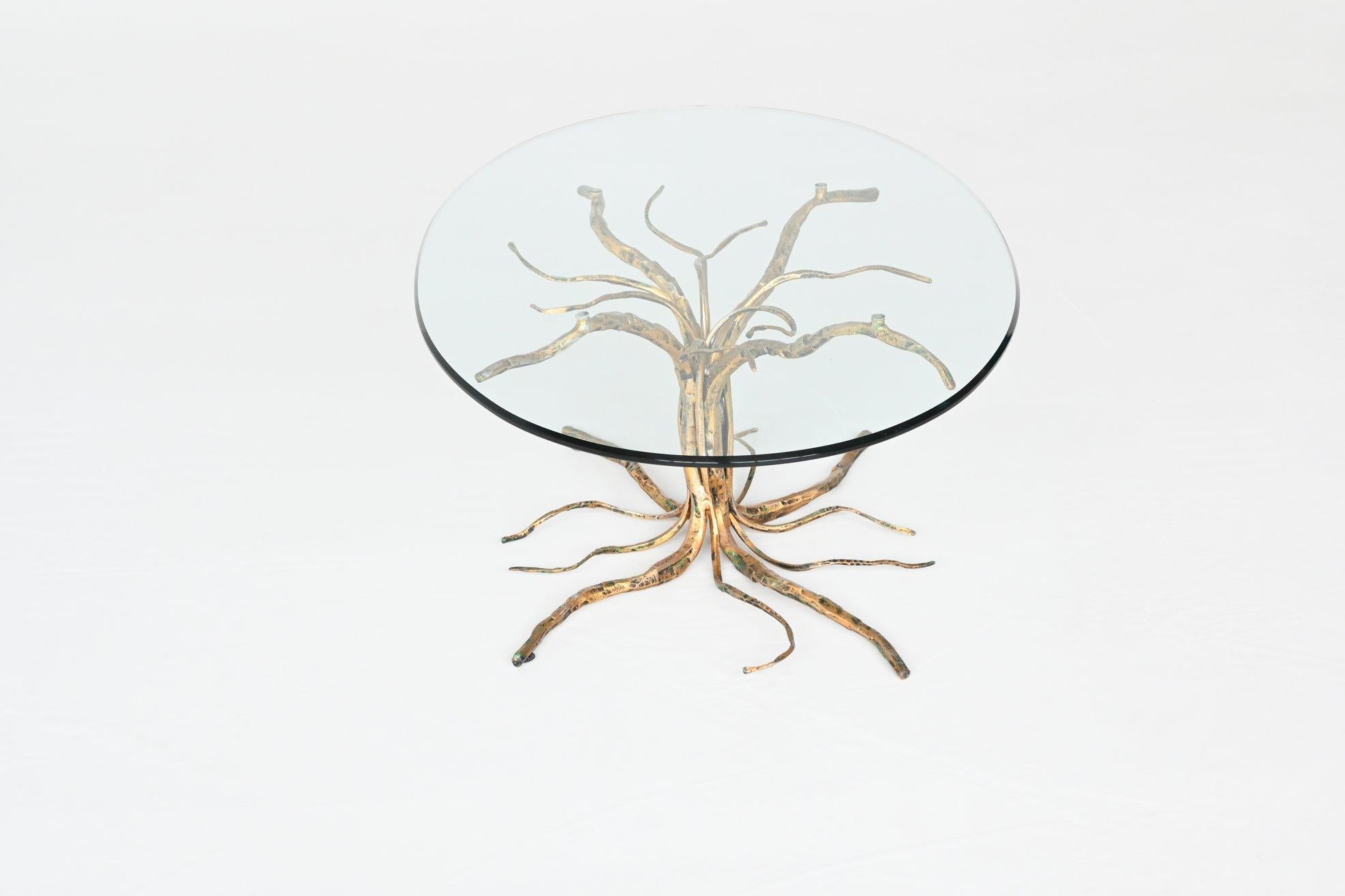 Salvino Marsura Brutalist Tree Shaped Coffee Table, Italy, 1970 In Good Condition In Etten-Leur, NL