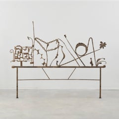 Salvino Marsura 'Composizione' headboard - Italy, 2000s Salvino Marsura 'Composizione' headboard - Italy, 2000s