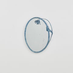 Salvino Marsura 'Foglia' oval mirror - Italy, 1990s