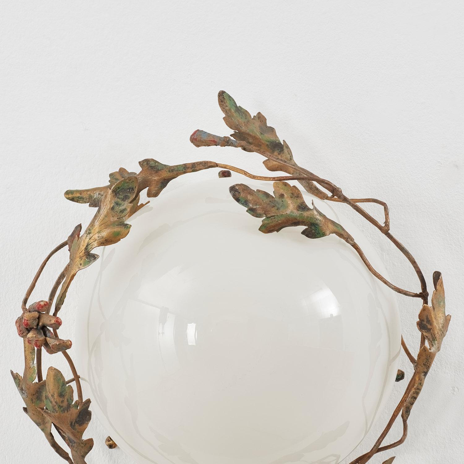 XXIe siècle et contemporain Salvino Marsura Applique Foglie I de Trévise Italie, années 2000 en vente