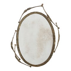 Salvino Marsura Forged mirror V from Treviso Italy, 1990s