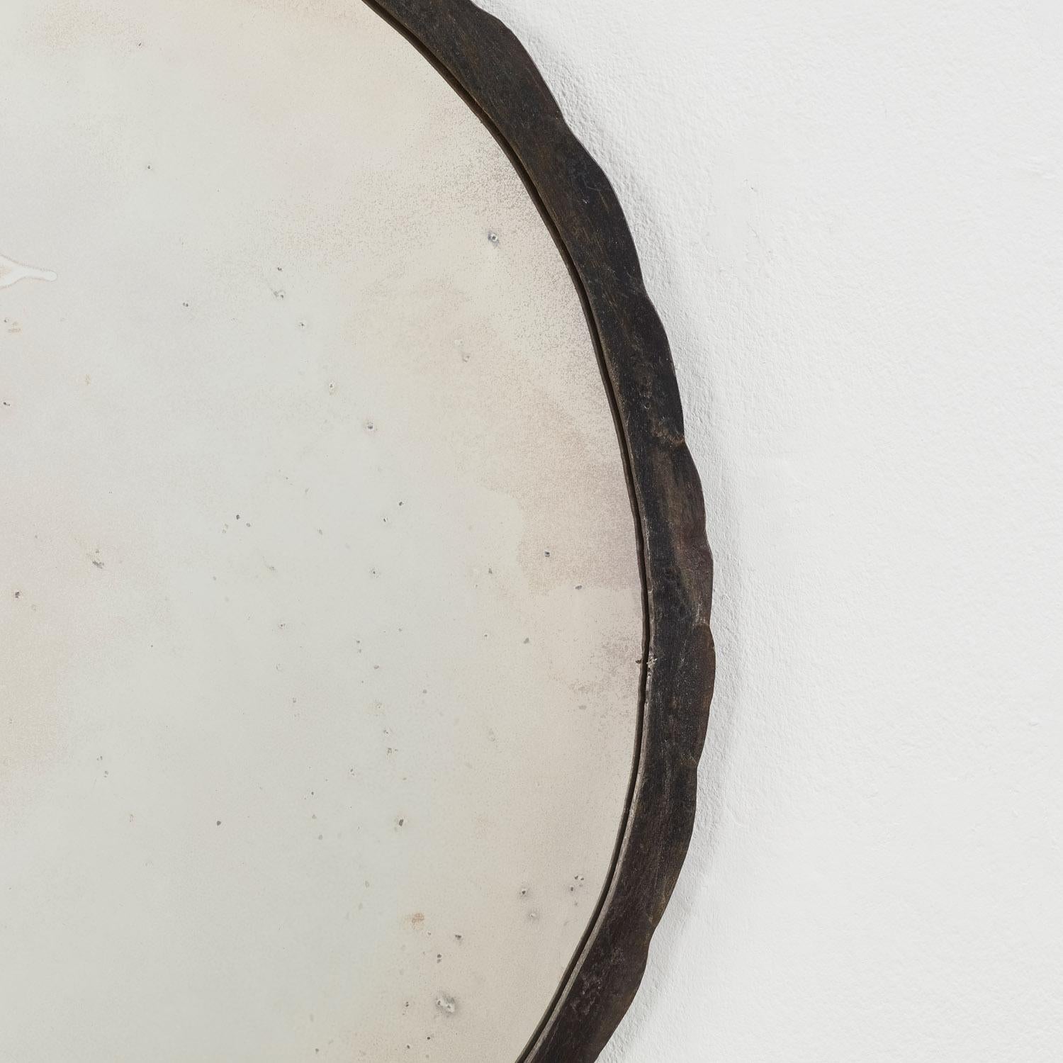 Salvino Marsura Miroir forgé VII de Trévise Italie, années 1960 Excellent état - En vente à London, GB