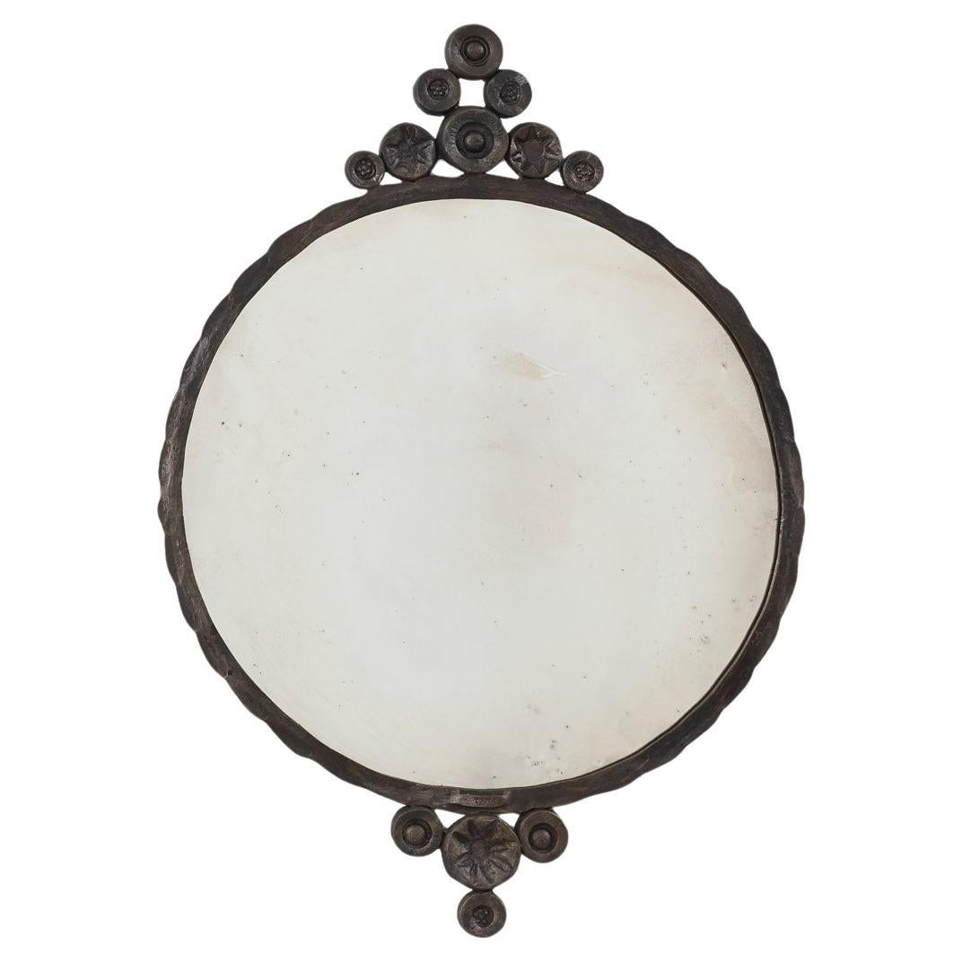 Salvino Marsura Miroir forgé VII de Trévise Italie, années 1960 en vente