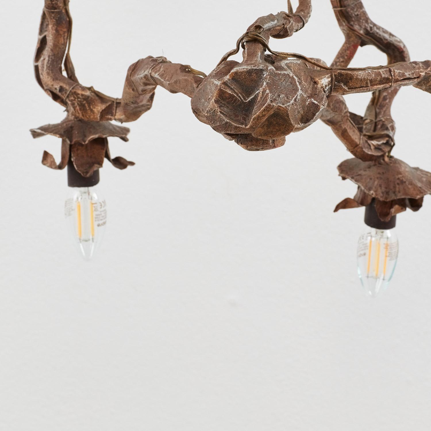 Fine XIX secolo Lampadario Salvino Marsura in Piena Fioritura da Treviso, anni '80 in vendita