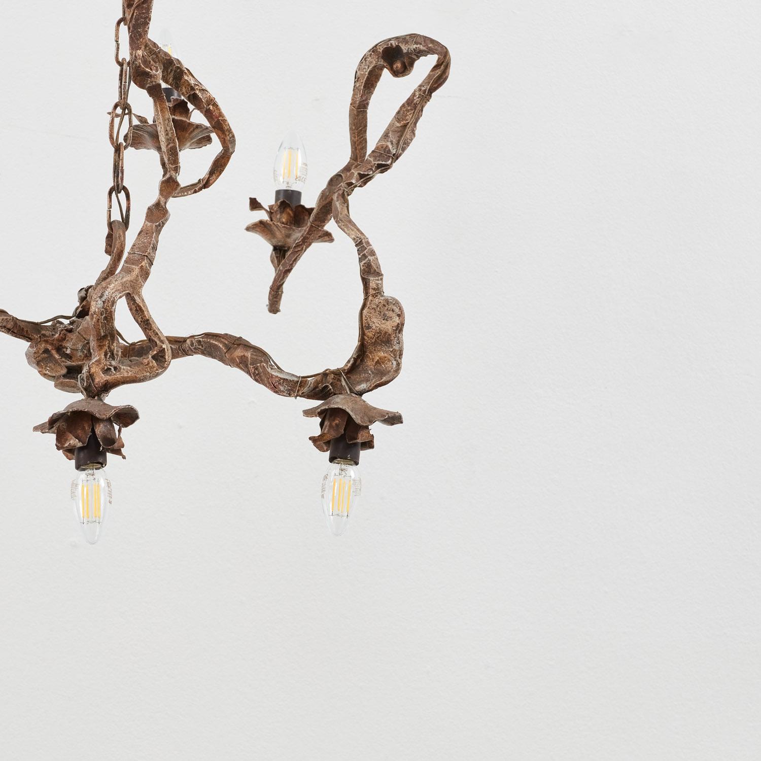 Lampadario Salvino Marsura in Piena Fioritura da Treviso, anni '80 in vendita 3