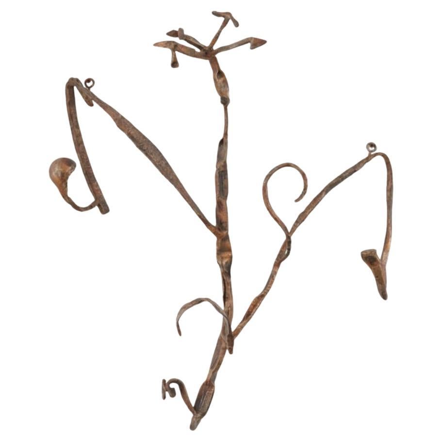 Salvino Marsura 
Mantide Religiosa
 Coat Hook - Italy, 1960s For Sale