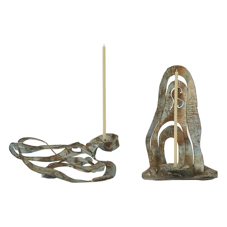 Salvino Marsura 'Schiuma di Mare' candleholders - Italy, 2000s