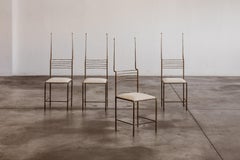 Salvino Marsura Sculptural Dining Chairs, 1970, Set of 4