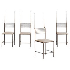 Salvino Marsura Sculptural Dining Chairs, 1970, Set of 4