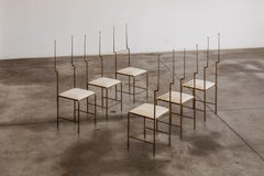 Salvino Marsura Sculptural Dining Chairs, 1970, Set of 6