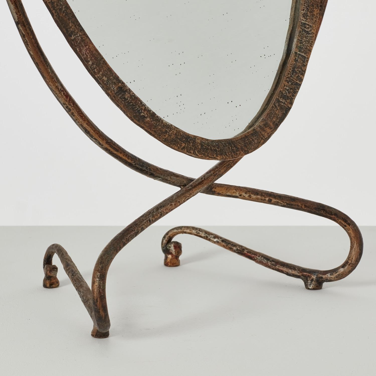 Salvino Marsura Specchiera da tavolo de Trévise Italie, années 1960 en vente 1
