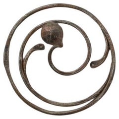 Salvino Marsura Spirale hook - Italy, 1960s