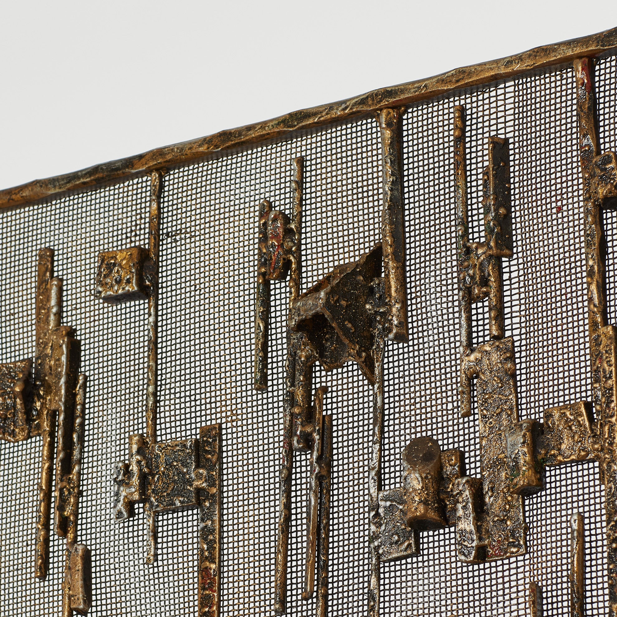 Biombo 'Stalattiti' de Salvino Marsura - Treviso Italia, años 70 Hierro en venta