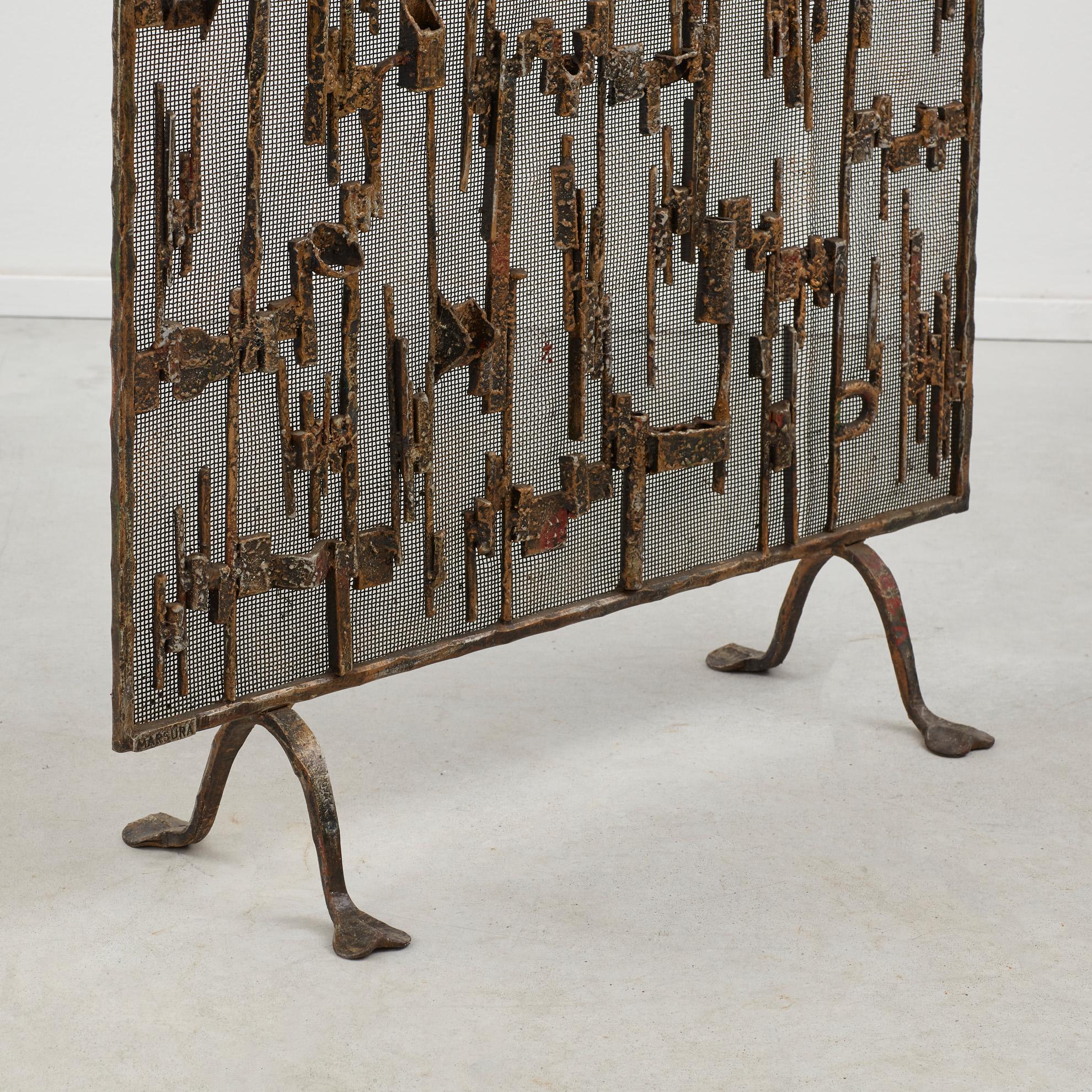 Biombo 'Stalattiti' de Salvino Marsura - Treviso Italia, años 70 en venta 1