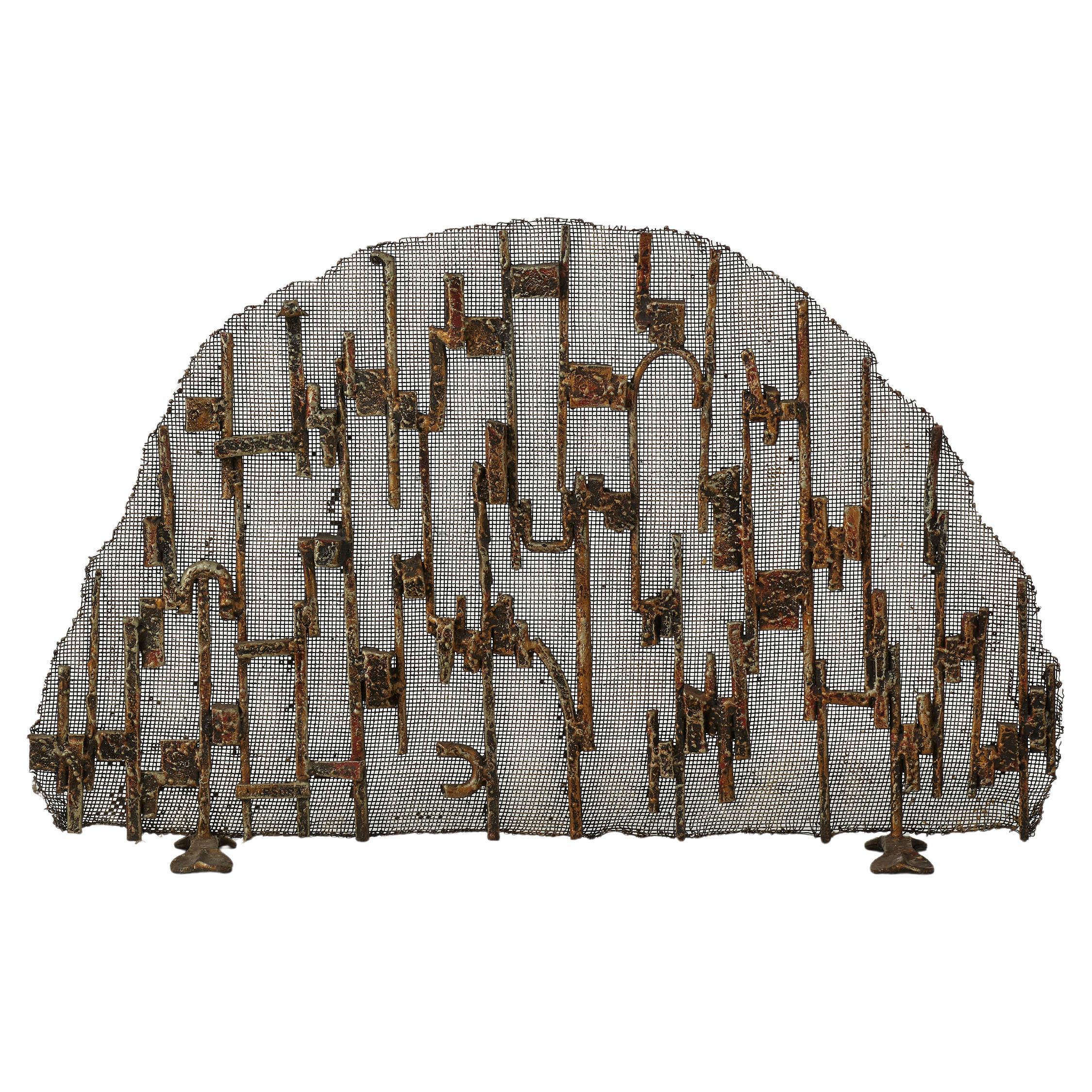 Salvino Marsura 
Stalattiti II
 fire screen - Treviso Italy, 1980s