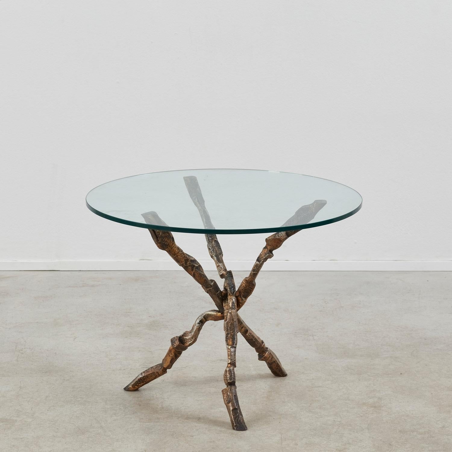 XXIe siècle et contemporain Table d'appoint Salvino Marsura Tronchi de Trévise Italie, années 2000 en vente