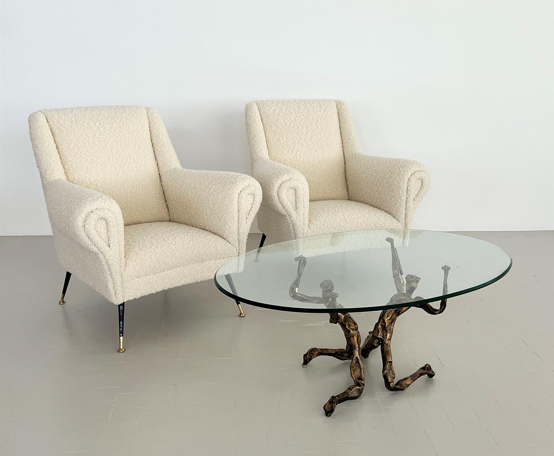Table basse brutaliste de Trinidad fabriquée à la main en bronze Salvino Marsura, 1960 en vente 4