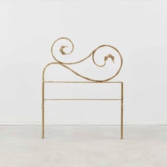 Salvino Marsura 'Volute con Fiore' headboard - Italy, 2000s