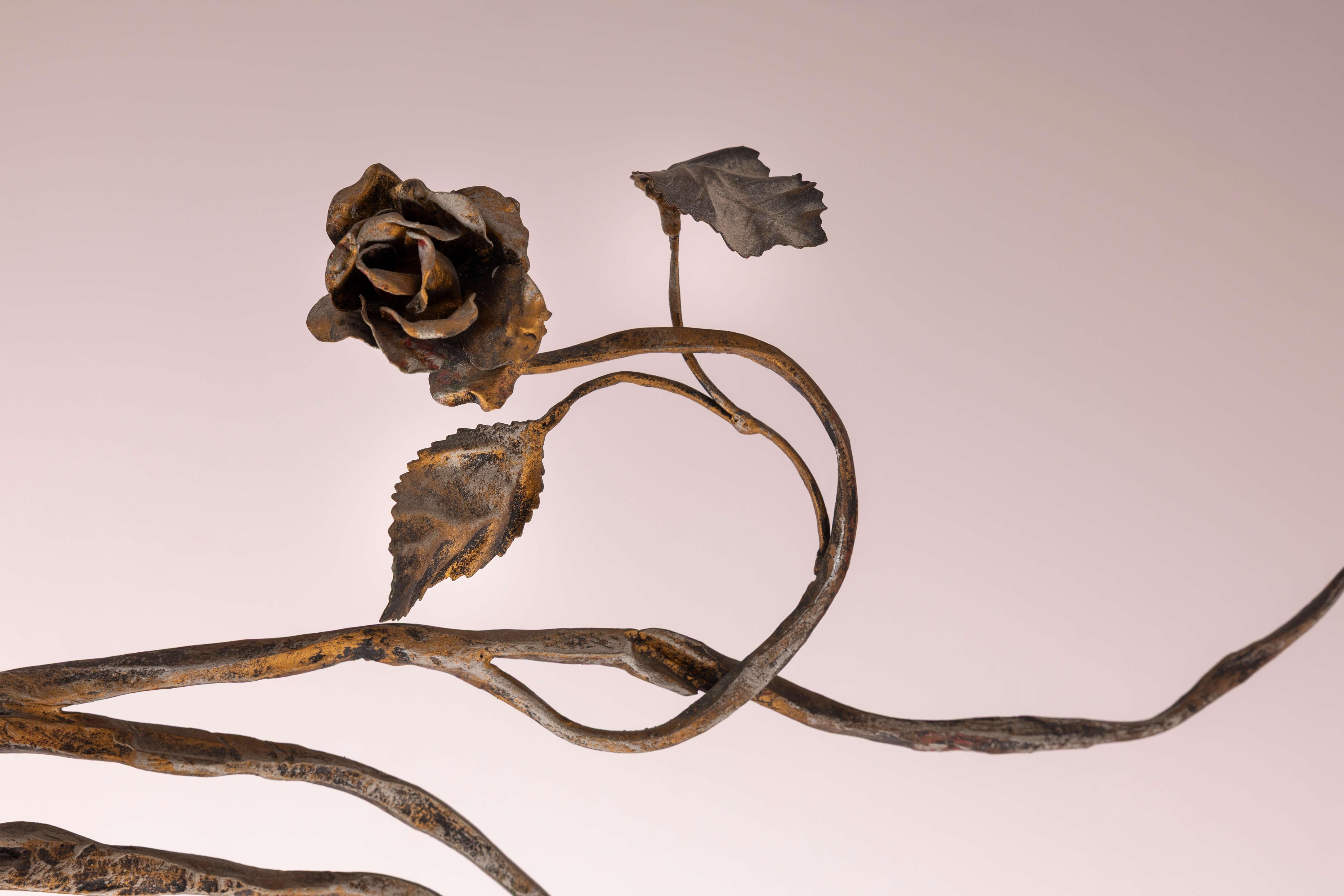 Salvino Marsura, lit double en fer forgé, Italie, années 1960 Bon état - En vente à Chiavari, Liguria