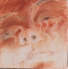 Salvita Salim De Corte — Dreamlike Abstract Portrait in Terracotta Blush Tones