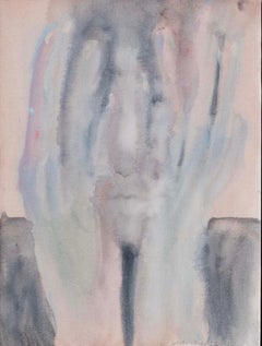 Salvita Salim De Corte — Ethereal Figurative Painting with Hands Covering Face