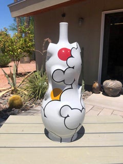 "Cloud Gourd Bottle", Contemporary, Porcelain, Sculpture, China Paint, Design