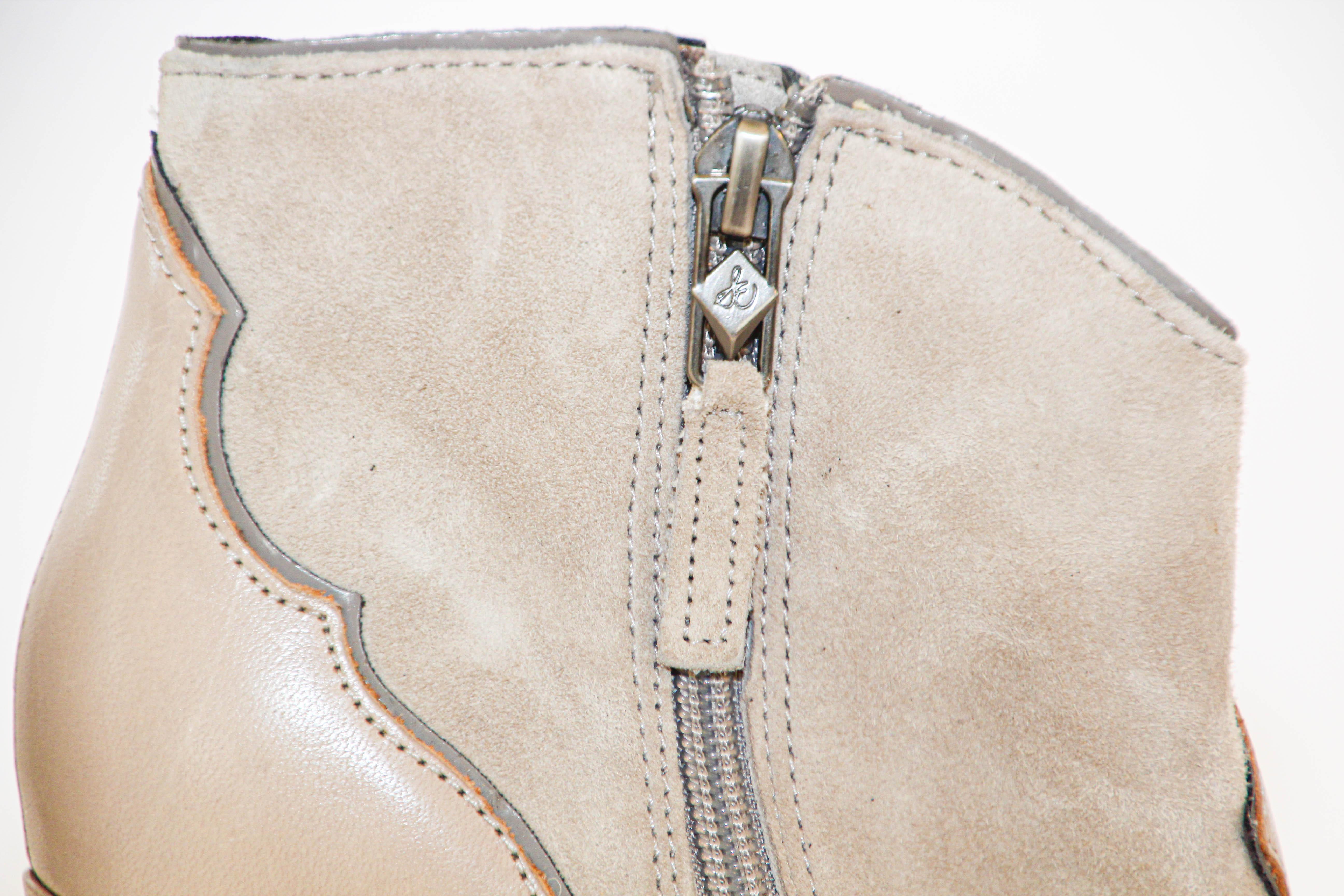 Chaussures à talons hauts Sam Edelman en cuir brun clair pour femmes avec talons aiguille, taille 7 en vente 1