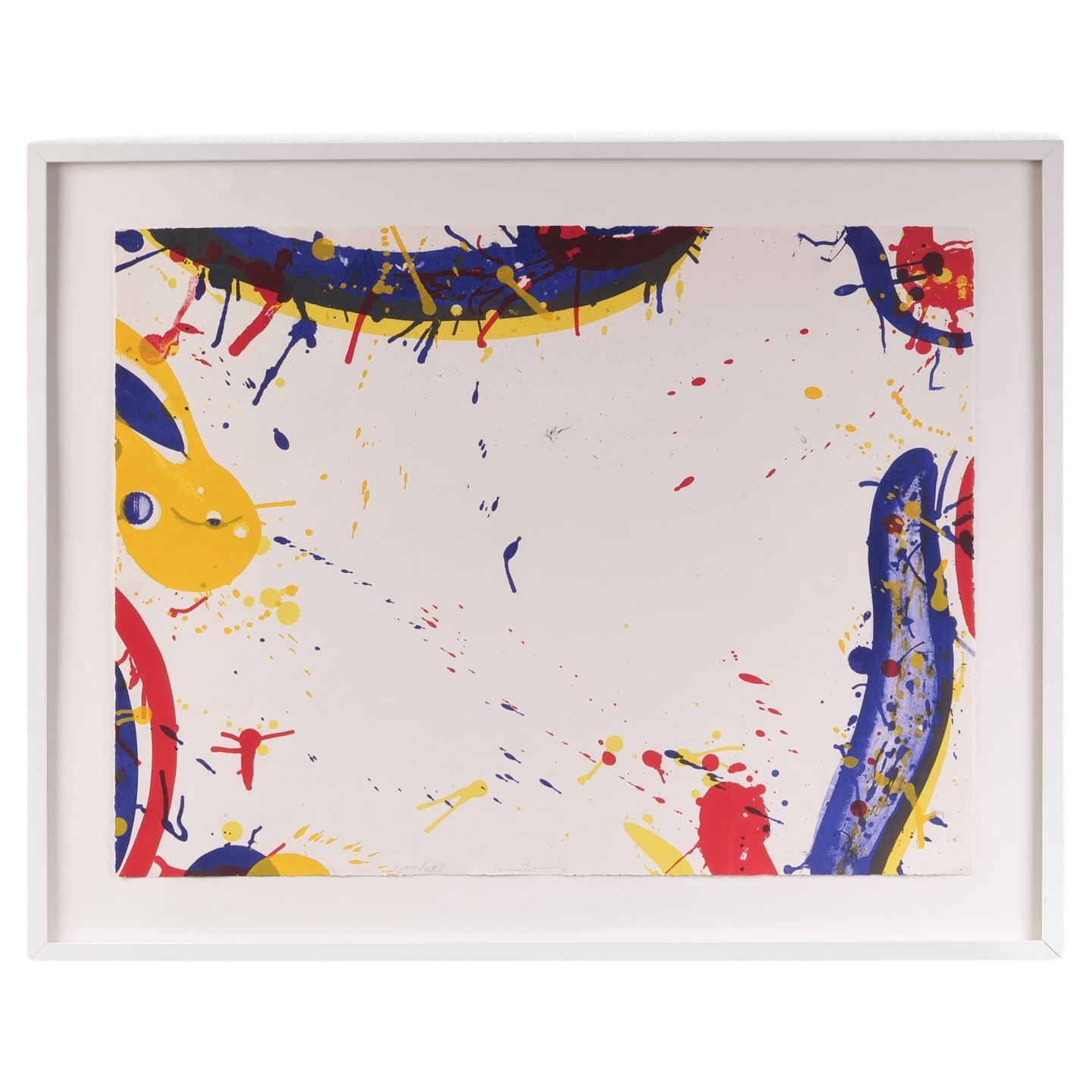 Sam Francis "Jubilee" litografia a colori, creata nel 1964 in vendita
