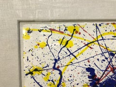Sam Francis signiert große limitierte Auflage 11 Farbe Modern Abstract Siebdruck