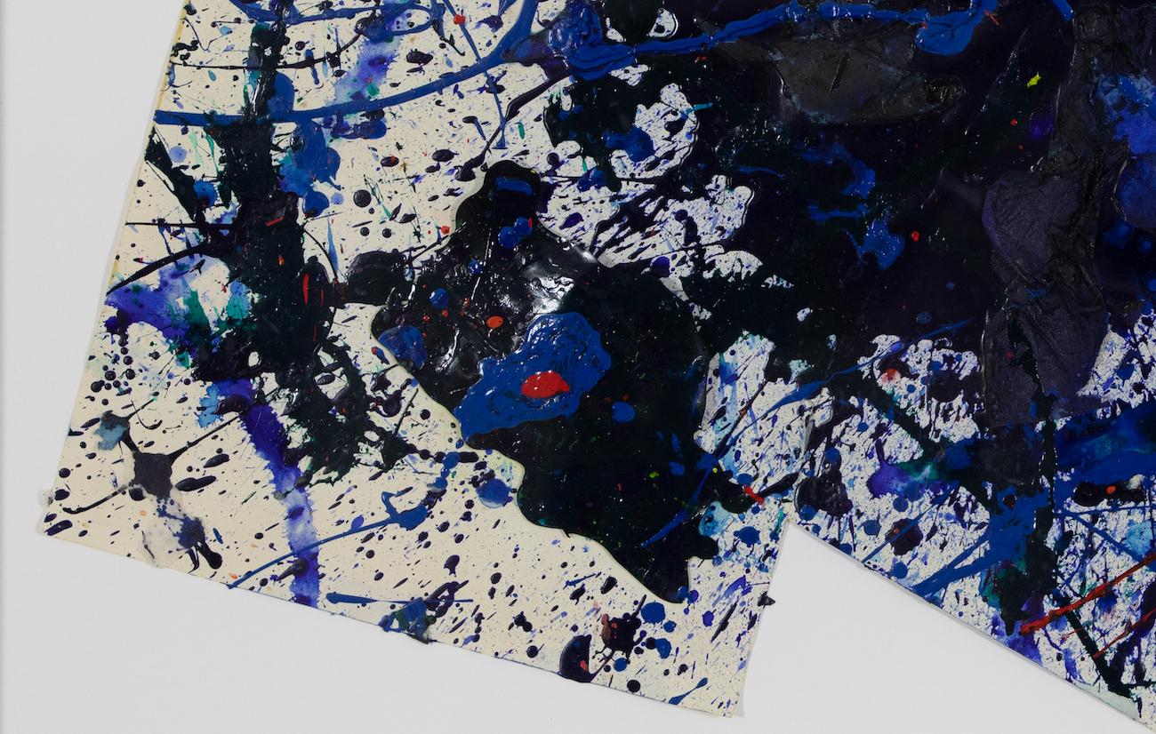 Composition by Sam Francis - Abstract, mixed media For Sale 3