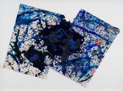 Composition by Sam Francis - Abstract, mixed media