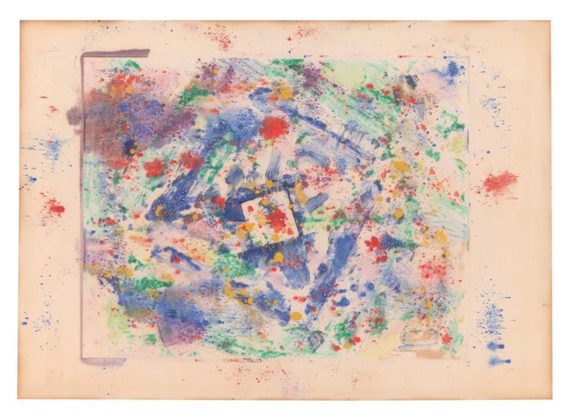 Sans titre - Mixed Media Art de Sam Francis