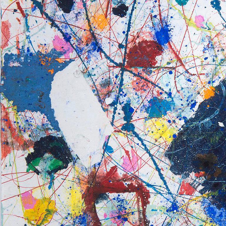 Monotype of dry pigment, ink and oil on handmade paper

This work is registered under the n°SFM81-100 in the archives of the Sam Francis Foundation, California.

Created in collaboration with the Garner Tullis Workshop, Santa Barbara,