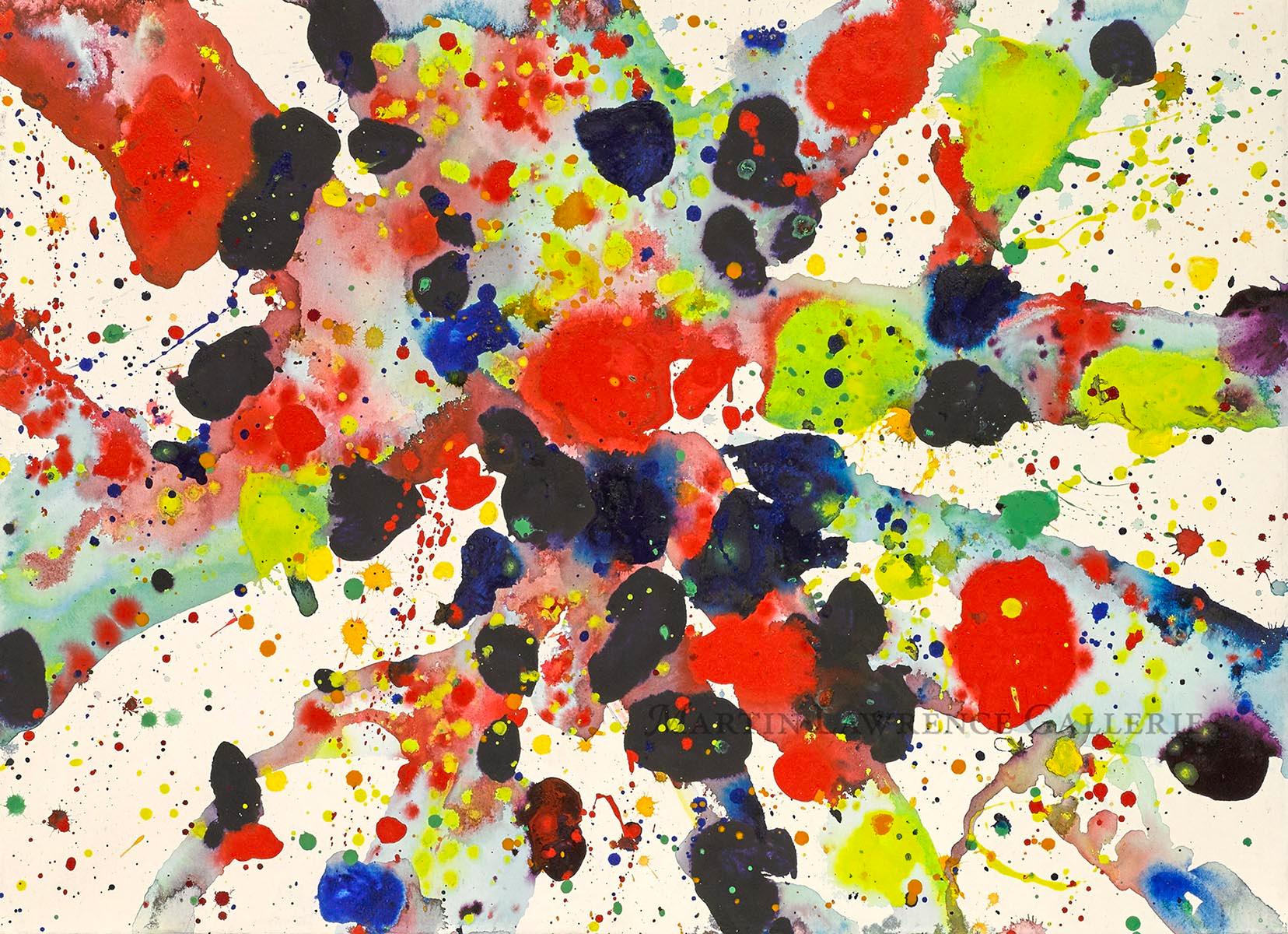 Sam Francis Abstract Painting - Bright Web, 1973 (SF73-5)